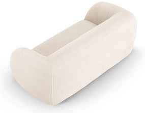 Krémszínű buklé kanapé 210 cm Essen – Cosmopolitan Design