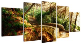 Kép - erdei, ösvények (150x70cm)