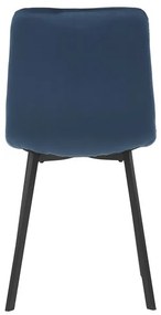 Kék Bársony Étkezőszék. DCL-973 BLUE4