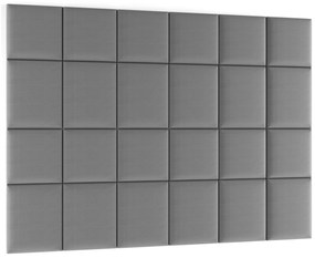 Kárpitozott panel 24 db. Quadra 240x180 cm (szürke). 1052018