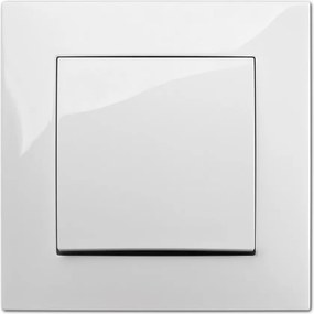 Egykapcsolós kapcsoló fehér Carla Elektro Plast 1710