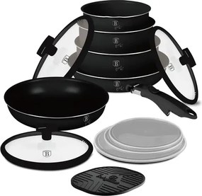 BerlingerHaus 13 részes edénykészlet Black Rose Collection(BH/8249N)