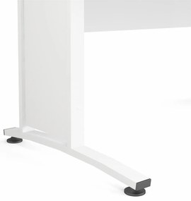 Fehér PRIMA OFFICE íróasztal fiók nélkül 80400