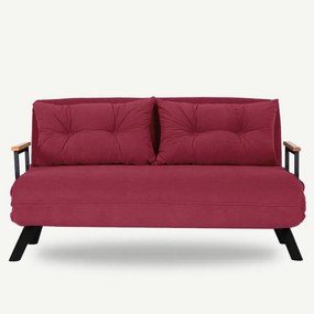 2 személyes kanapéágy Homoko 2-Seater - Sötétbordó