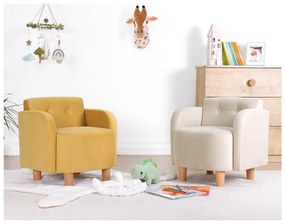 Sárga gyerek fotel Volie – Artie