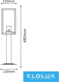 ELDLUX 518PA-H480-N Modern Kültéri Állólámpa IP44
