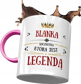 Rózsaszín Bögre Blanka Barátnőknek Ajándék Nyomtatott Fotóval