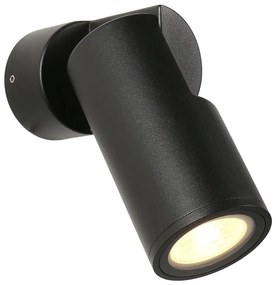 Zuma Line SJ14401 - Kültéri fali lámpa NOCTURNE 1xGU10/35W/230V IP65 fekete