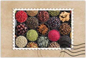 Poszterek 60x40 Fűszertartó tálak gyógynövények