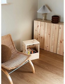Natúr színű borovi fenyő éjjeliszekrény Grab It – Karup Design