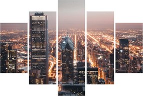 Fényes metropolisz képe (150x105 cm)
