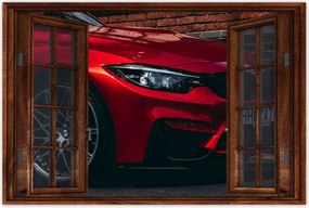 Poszterek 90x60 Piros Bmw Autó