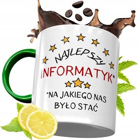 Zöld Bögre Informatikusoknak Születésnapi Ajándék fényképes nyomtatással