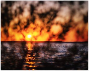 Poszterek 50x40 Tenger naplemente