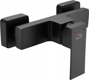 Zuhany Csaptelep Négyszögletes, Fekete Zuhanyfej