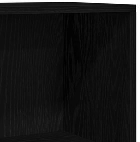 Fekete tölgy könyvespolc - 60 x 24 x 143 cm - Mérnök Fából