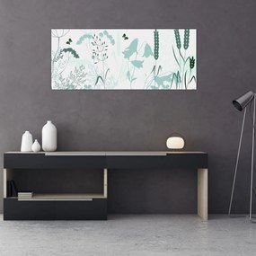 Kép - rét vektor (120x50 cm)