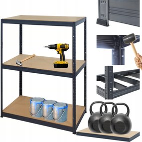 Tárolószekrény fém Premium Helios 106x90x60cm 3Px350kg