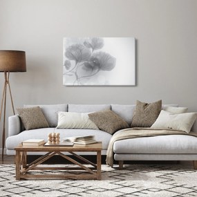 Szürke árnyalatú virágok képe (90x60 cm)