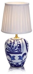 Goteborg kék-fehér asztali lámpa, magasság 33 cm - Markslöjd