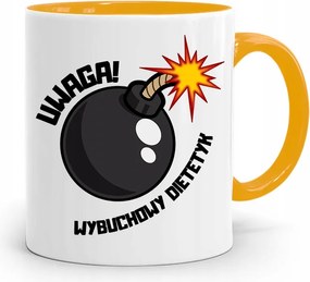 Dietetikusoknak Sárga Ajándék Bögre fényképes nyomtatással