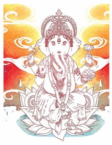 Poszter Hindu Ganesha