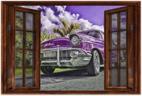 Poszterek 90x60 Lila Chevrolet