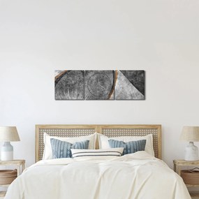 Kép - Absztrakció a betonban (órával) (90x30 cm)