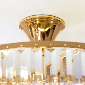 Brilagi - Felületre szerelhető csillár CRYSTAL 5xE14/40W/230V arany