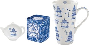 Nagy porcelán bögre Pagoda Easy Life 600 ml doboz kupak minimalizmus