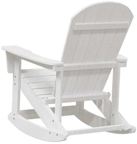 Adirondack hintás székek 2 pcs Fehér HDPE