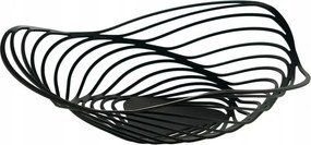 Alessi Trinity Alacsony Gyümölcskosár 26 cm Fekete