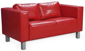 GIZELA kétszemélyes kanapé, piros