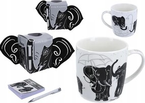 Extra Ajándék Szett Bögre 450ml Elefántok