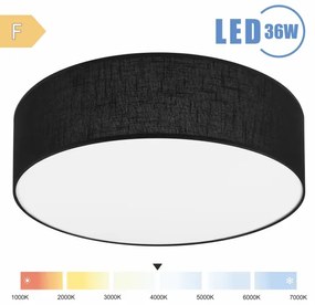 Brilagi - LED Mennyezeti lámpa SIRIJA LED/36W/230V átm. 45 cm fekete