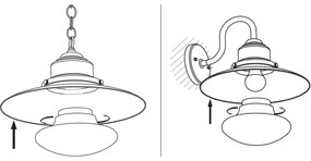 Redo 90094 - Fehér csere búra ELIO csillárhoz és lámpához