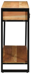 Konzolasztal 120x33x75 cm Tömör akácfából