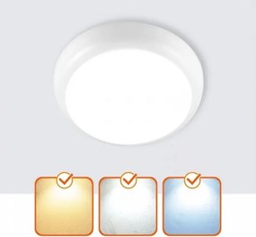 LED fürdőszobai mennyezeti lámpatest DEFENDER LED/12/18/24W/230V IP65 átmérő 30 cm fehér