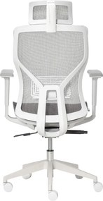 Vinsetto Ergonomikus irodai szék, derékpárna, 3D kartámaszok, ergonomikus, hálós szövet, szürke.