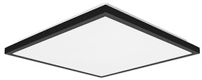 Top Light - LED Fürdőszobai mennyezeti lámpa ONYX LED/24W/230V IP44 38x38 cm fekete