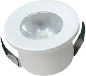 UNIVERSO Mini spot lámpatest 1w 6500k 80lm 30° IP20 Fehér D31x22mm kivágás:D28mm