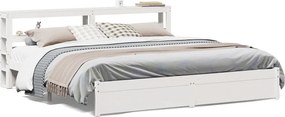vidaXL fehér ágykeret fejtámlával matrac nélkül 200x200 cm