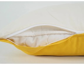 B.E.S. Petrovice Pamut ágynemű Double face mustár/kávé