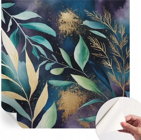 Dekoratív öntapadós fotótapéta irodába Botanikus levelek 250x250 cm