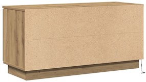 TV Szekrény Tölgyfa 100x38x49 cm Szerelt Fa