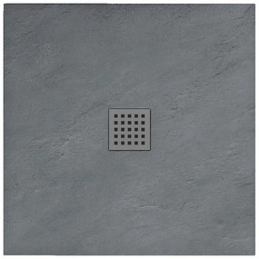 Zuhanytálca rea Grey Rock 90 x 90