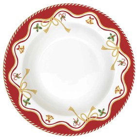 Karácsonyi porcelán mélytányér Christmas Tale