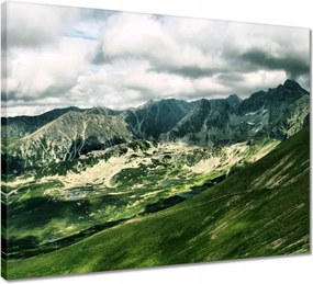 Vászonkép 50x40 Tátra Lengyel hegyek Kilátás