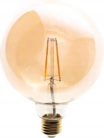 Filament Led izzó 6W G125 E27 2700K Amber