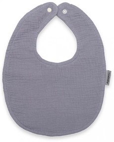 Muszlin baba előke New Baby grey